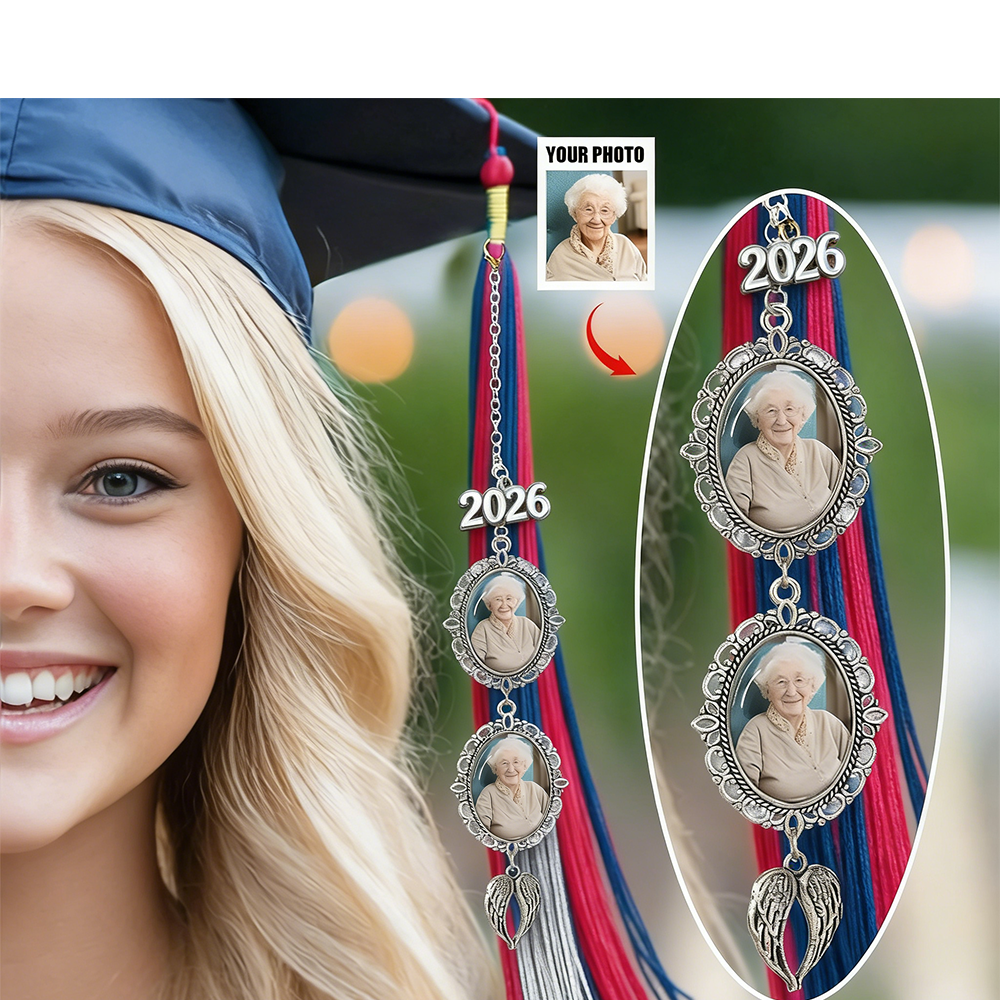 Custom Graduation Tassel Photo Charm