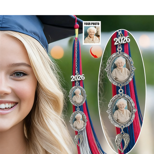 Custom Graduation Tassel Photo Charm