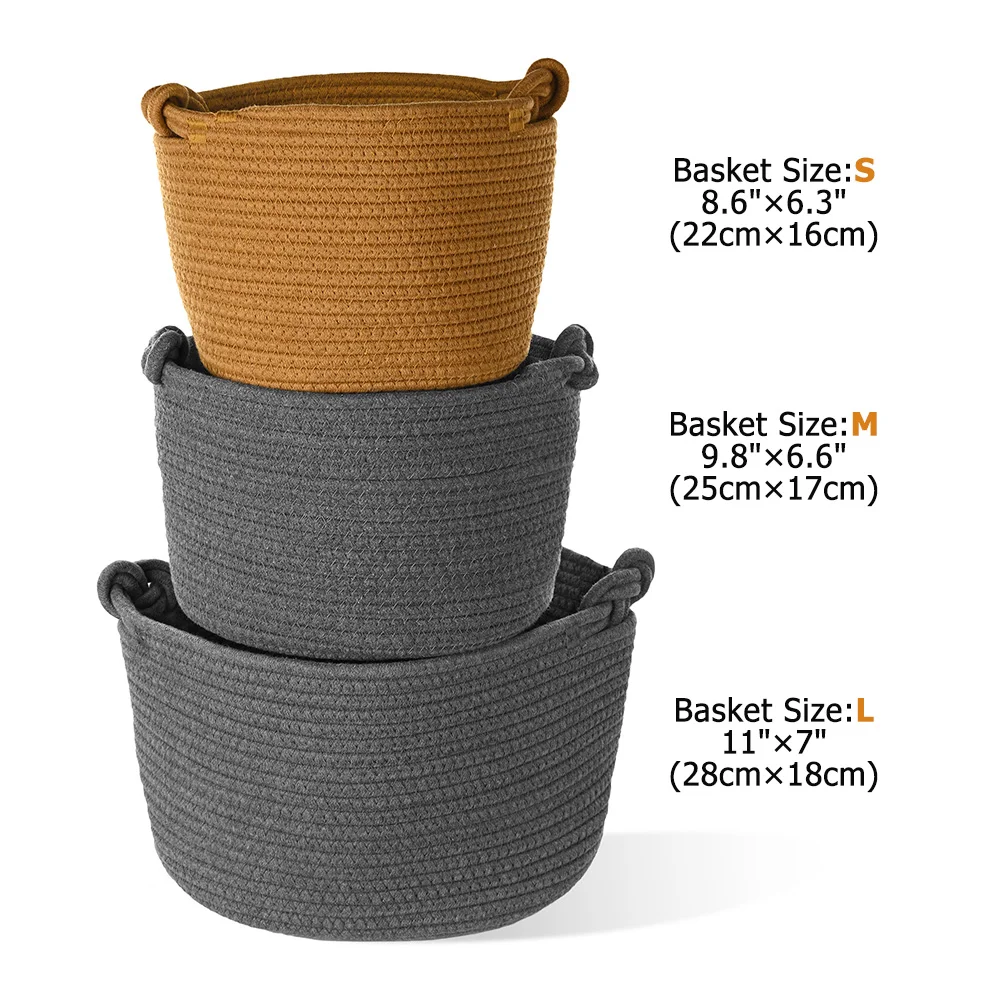 Custom Woven Pet Toy Storage Basket