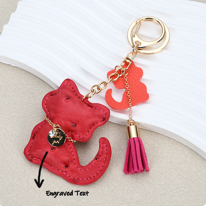 Personalized Cat Keychain