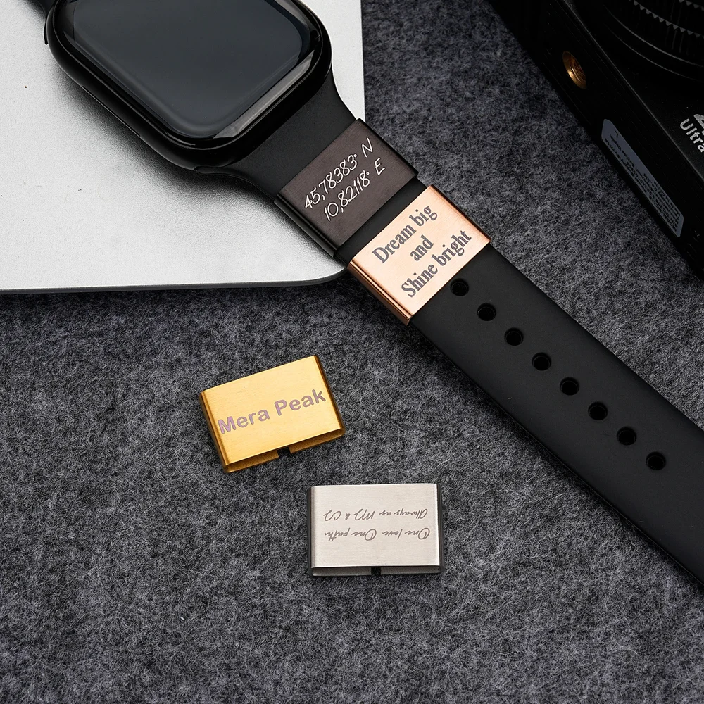Personalised Watch Charm - Apple, Garmin and Whoop | Motivational Running Gift