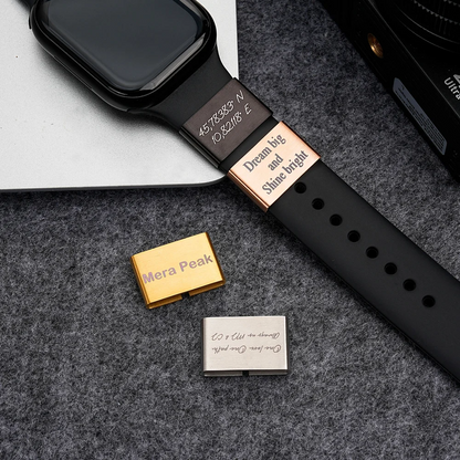 Personalised Watch Charm - Apple, Garmin and Whoop | Motivational Running Gift
