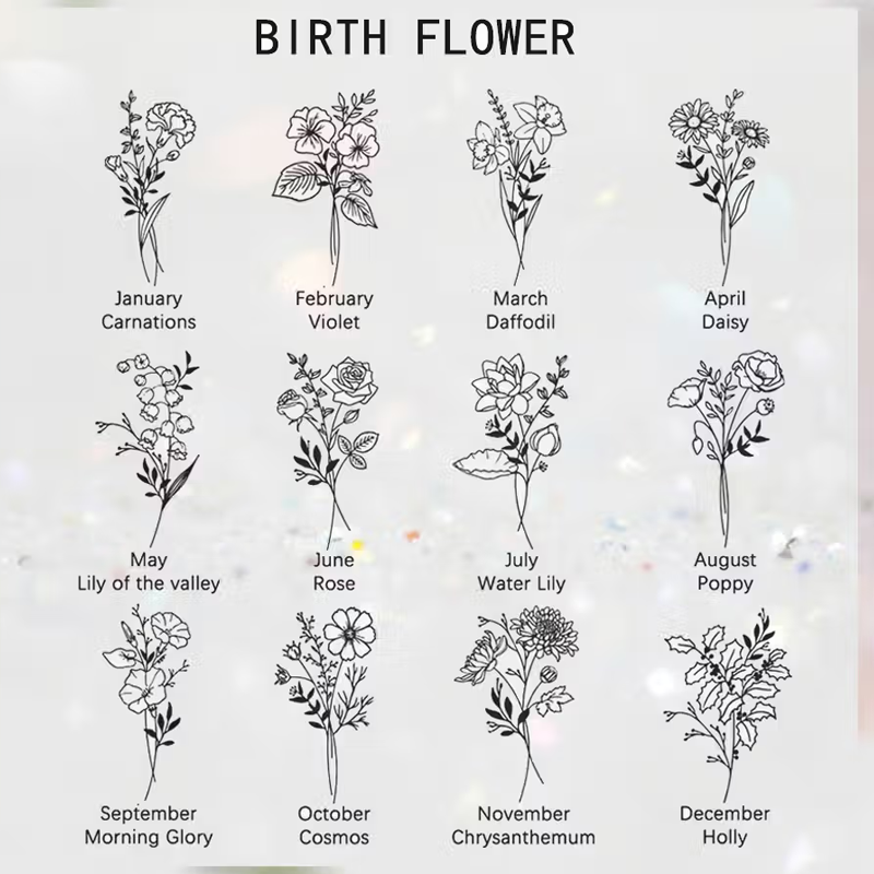 Personalized “Birthday Flower” Portable Sewing Kit Organizer – Includes Sewing Tools And Supplies – A Birthday Gift For DIY Craft Enthusiasts