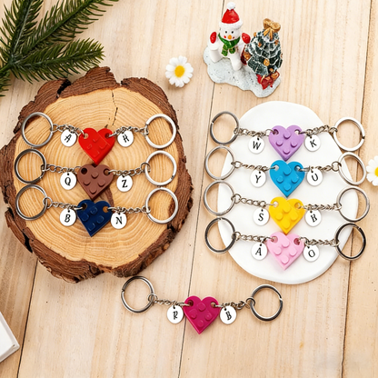Personalized Heart Keychain
