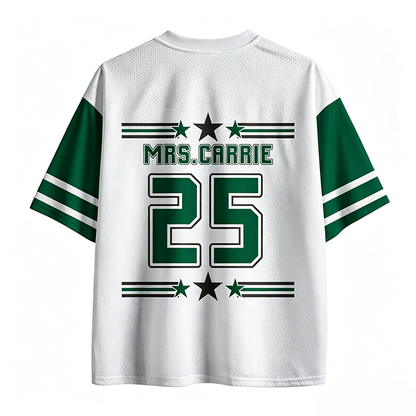 Personalized Star And Stripes Mascot Teacher Mesh Jersey