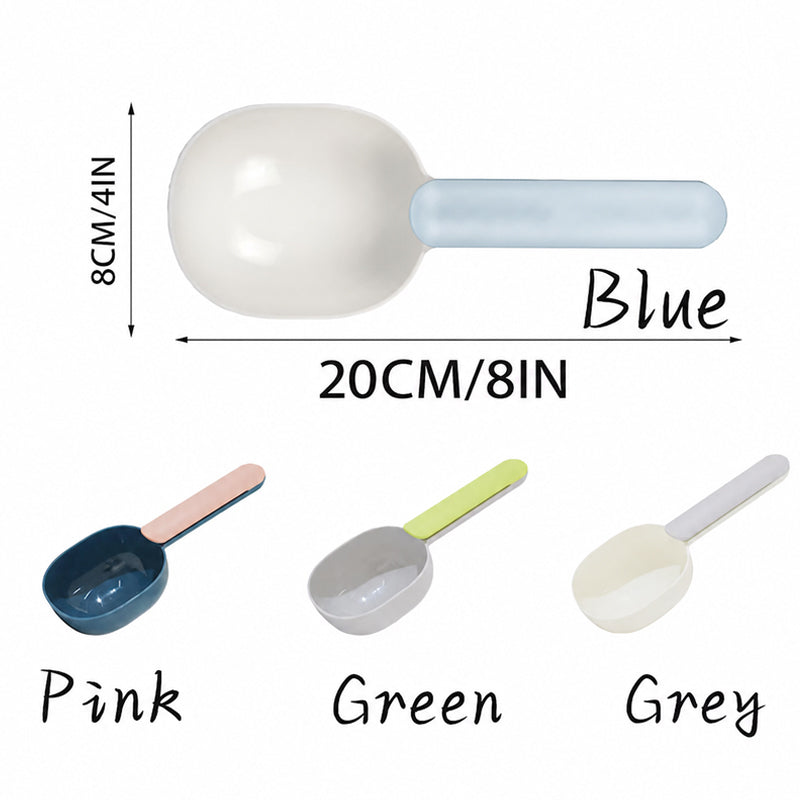 Personalized Dog Food Scoop with Bag Clip: Custom Pet Gift