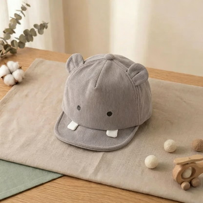 Personalized Cute Animal Baby Baseball Cap, Custom Name Rabbit Dinosaur Ear Hat, Soft Brim Toddler Sun Cap, Kawaii Infant Hat, Baby Shower Gift