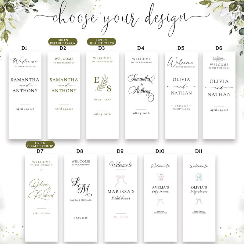 Wedding welcome signs, custom fabric wedding signs, modern wedding signs, wedding banners, boho wedding decor, engagement party decor