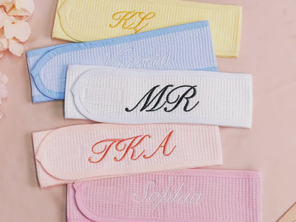 Personalized Spa Headband-gift for her
