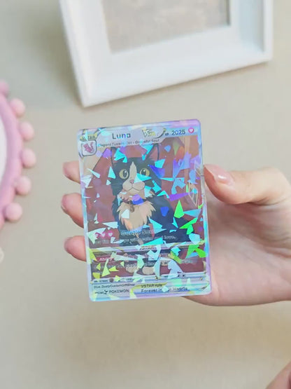 Custom Pet Pokemon Card Pet Lover Gift