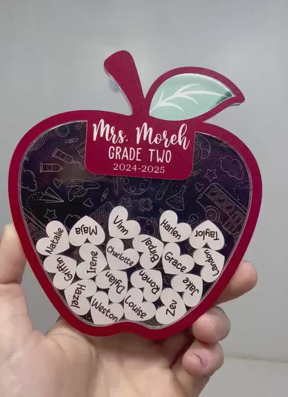 Personalized Teacher Apple Magnet