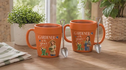Personalized Photo Gardener Mug, Gardener of the Year Cup, Custom Gardening Gift for Her, Plant Lover Mug, Garden Lover Gift