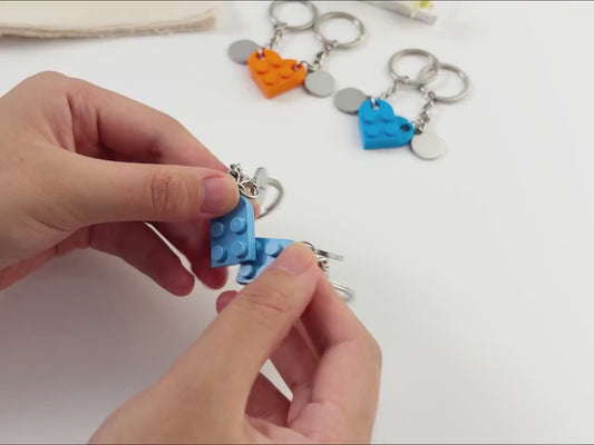 Personalized Heart Keychain
