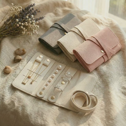 Personalized Jewelry Roll Organizer