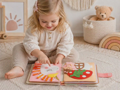 Personalized Busy Book, Baby Gift, Handmade felt quiet book, Bible Quiet Book, Soft Montessori-inspired toy, First Birthday gift