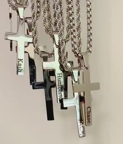 Personalized Cross Necklace