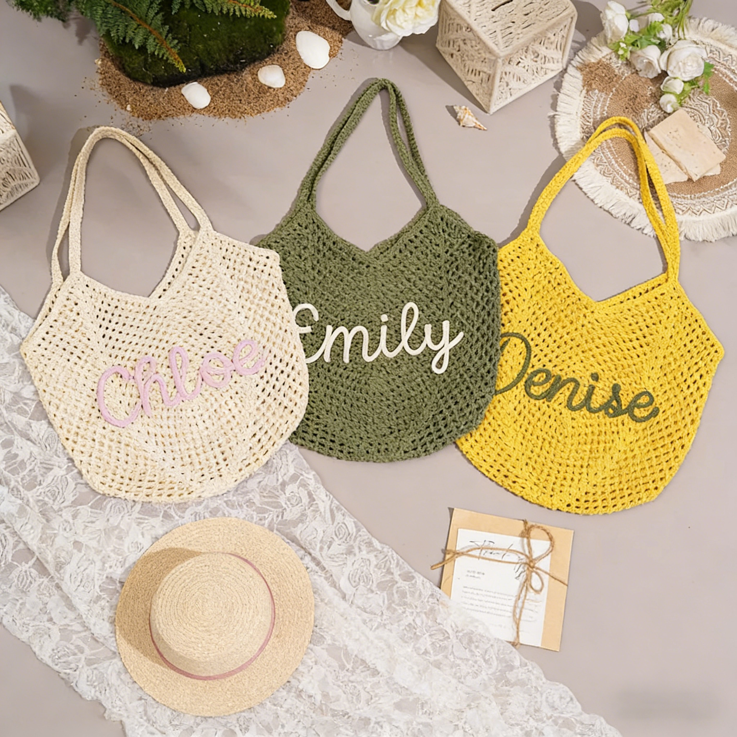 Personalized Beach Tote Bags